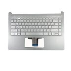 Silver Palmrest Non-Backlit Keyboard L88200-001 for HP 14-DQ (2019–2021)