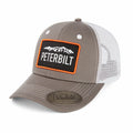 Peterbilt Motors Hat for Peterbilt Trucks (Mesh Trucker, Grey)