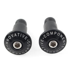 CNC Handle Bar End Weights for Dirt Bike (7/8'', Black)