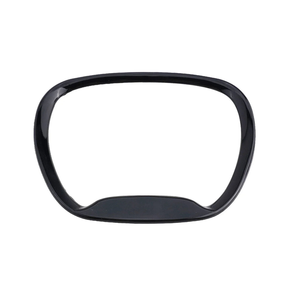Steering Wheel Cover Sticker Black Carbon Fiber ABS for Car