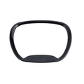 Steering Wheel Cover Sticker Black Carbon Fiber ABS for Car