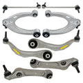8pc Front Control Arms & Sway Bar Links Kit for BMW F06 F10 F12 F13
