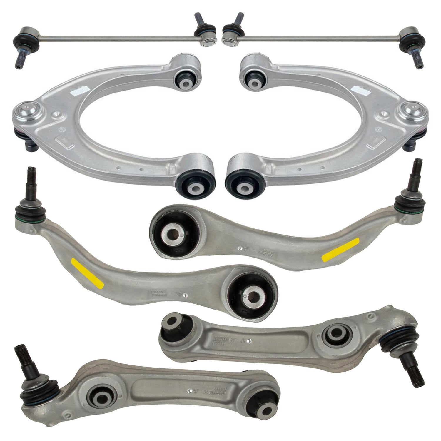8pc Front Control Arms & Sway Bar Links Kit for BMW F06 F10 F12 F13