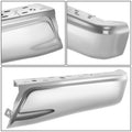 Set of 2 Rear Polished Chrome Steel Bumper End Caps for Ford F150 (2015–2020)