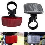 Set of 2 MTB Bicycle Reflectors for 31.8mm Handlebar and Seatpost