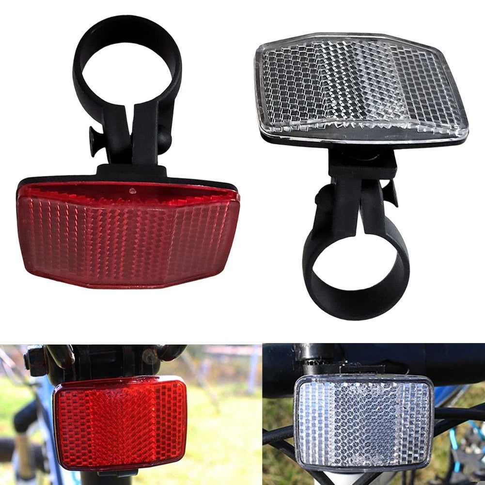 Set of 2 MTB Bicycle Reflectors for 31.8mm Handlebar and Seatpost