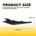 Set of 2 Front Bumper Grille Lower Trim Moldings for Toyota Corolla (2020–2022)