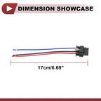 Wiring Harness for Audi A4 (2000–2012) No. 1-1564559-1 4 Pin 18 Gauge