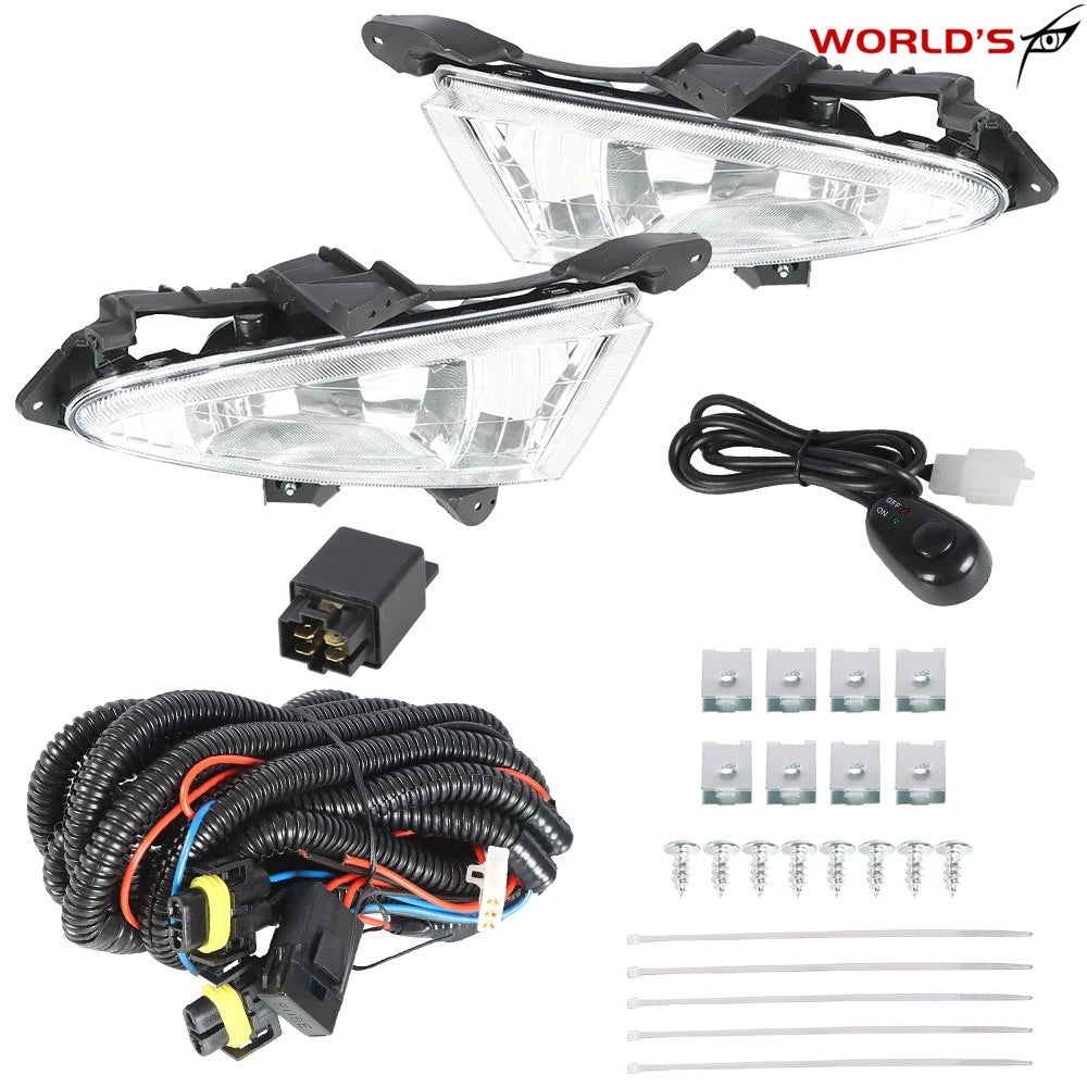 Fog Light Assembly for Hyundai Elantra (2007–2010) with Harness and Switch