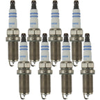 Set of 8 Bosch 9613 Double Iridium Spark Plugs for Lexus Subaru Suzuki Toyota