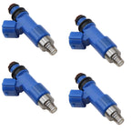 Set of 4 Dark Blue 565cc Fuel Injectors for Subaru WRX / STI (2002–2021) 16611-AA720