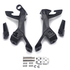 Set of 2 Rear Foot Pegs Rest Bracket for Kawasaki Ninja 400 (2018–2024) Z400 (2019–2024)