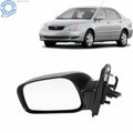 Power Paintable Left Driver Side Mirror for Toyota Corolla (2003–2008)