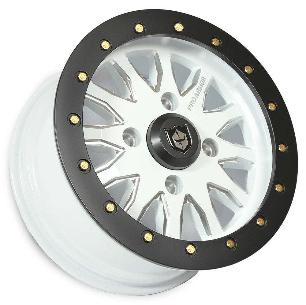 Pro Armor Halo Milled Beadlock Wheel Rim for UTV (15x7, 4/136, 4/137)
