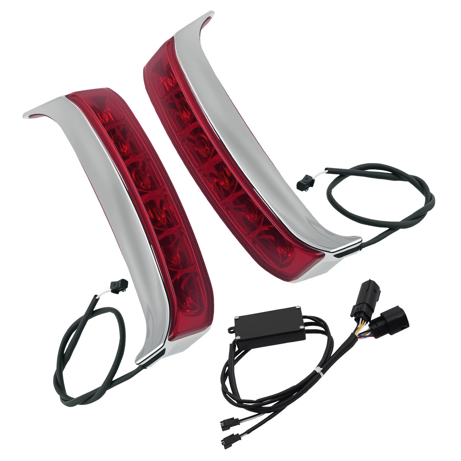 Saddlebag Running Brake Turn Signal Lights for Road Glide Ultra FLTRU (2016–2020)