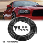 2X Windshield Washer Nozzle Hose Kit for Honda Civic CRV (2001–2006) 76810S10A02
