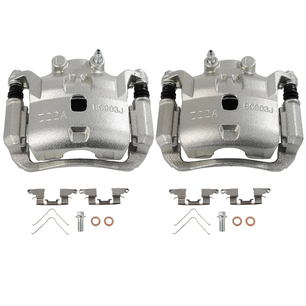 Front Brake Calipers for Nissan March, Versa (2012–2019) - Set of 2