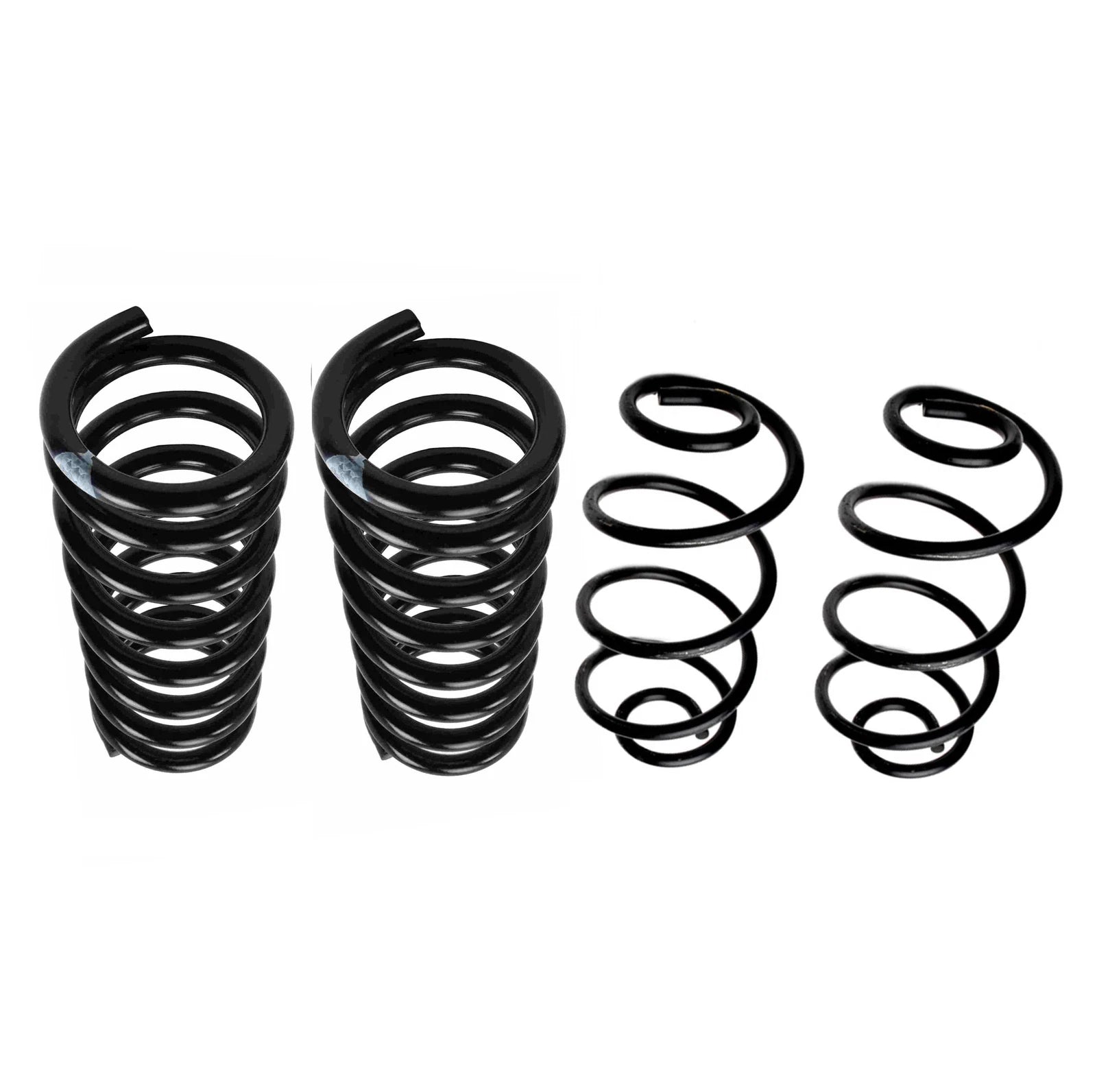 Set of 4 Lesjofors Front & Rear HD Coil Springs for Chevy Malibu (1982)