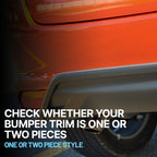 Bumper Trim for BMW 740iL (1995–2001) Outer Cover Front Left Plastic