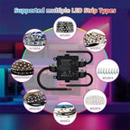 IP65 LED Controller with Mic for ESP32 (Pool Spa Boat Outdoor Lighting)