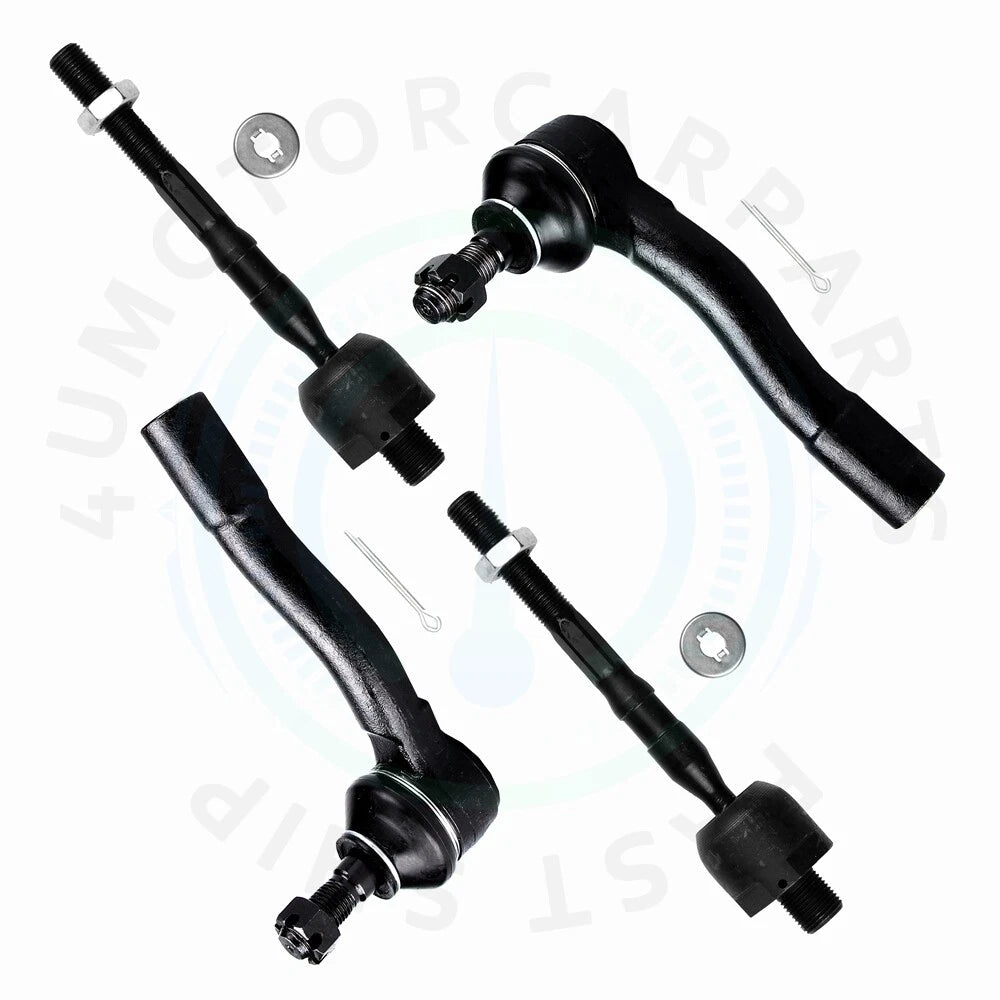 Set of 4 Tie Rod Ends for Mazda 6 (2003–2008)
