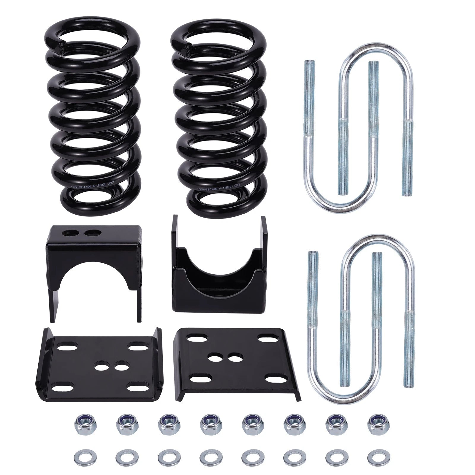 Front 3" Rear 5" Drop Lowering Springs Flip Kit for Chevy C10 GMC C15 (1973–1987)