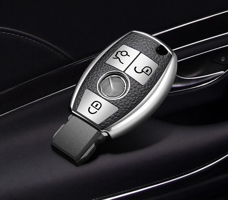 Smart Key Fob Cover Case Shell for Mercedes-Benz (3-Button) (2019–2021)