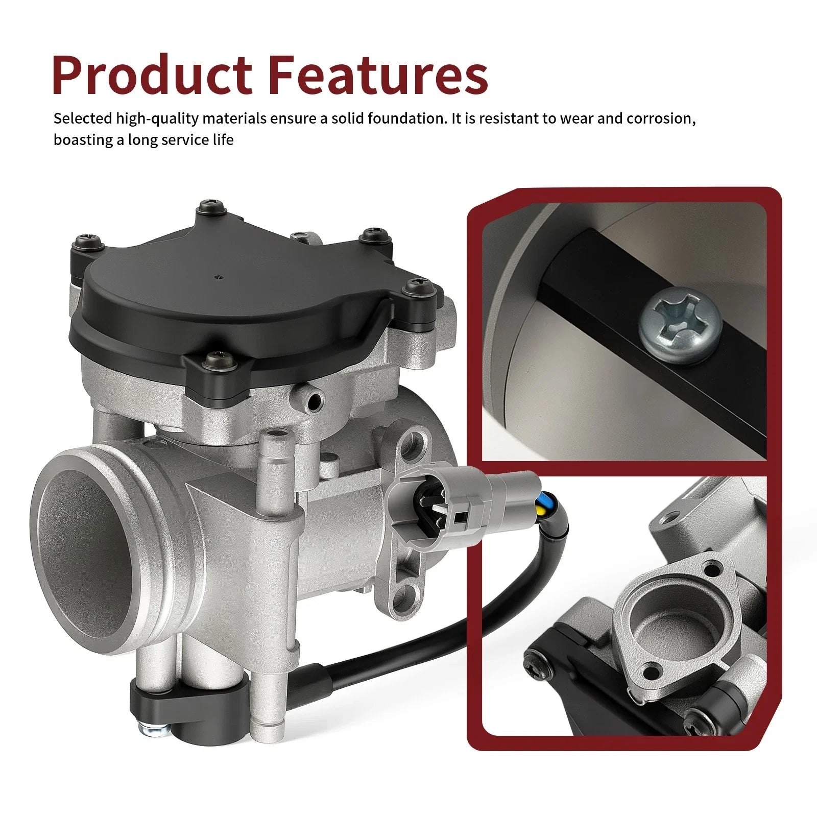 Throttle Body & Intake Adapter Boot for Polaris Sportsman 800 EFI (2005–2014)