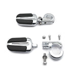 1 P-Clamp Chrome Slipstream Footpeg for Yamaha Road Star Warrior (2002–2009)