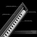 Nerf Bar Running Board for Jeep Wrangler JL (2018–2024) w/Silver Drop Step Plate
