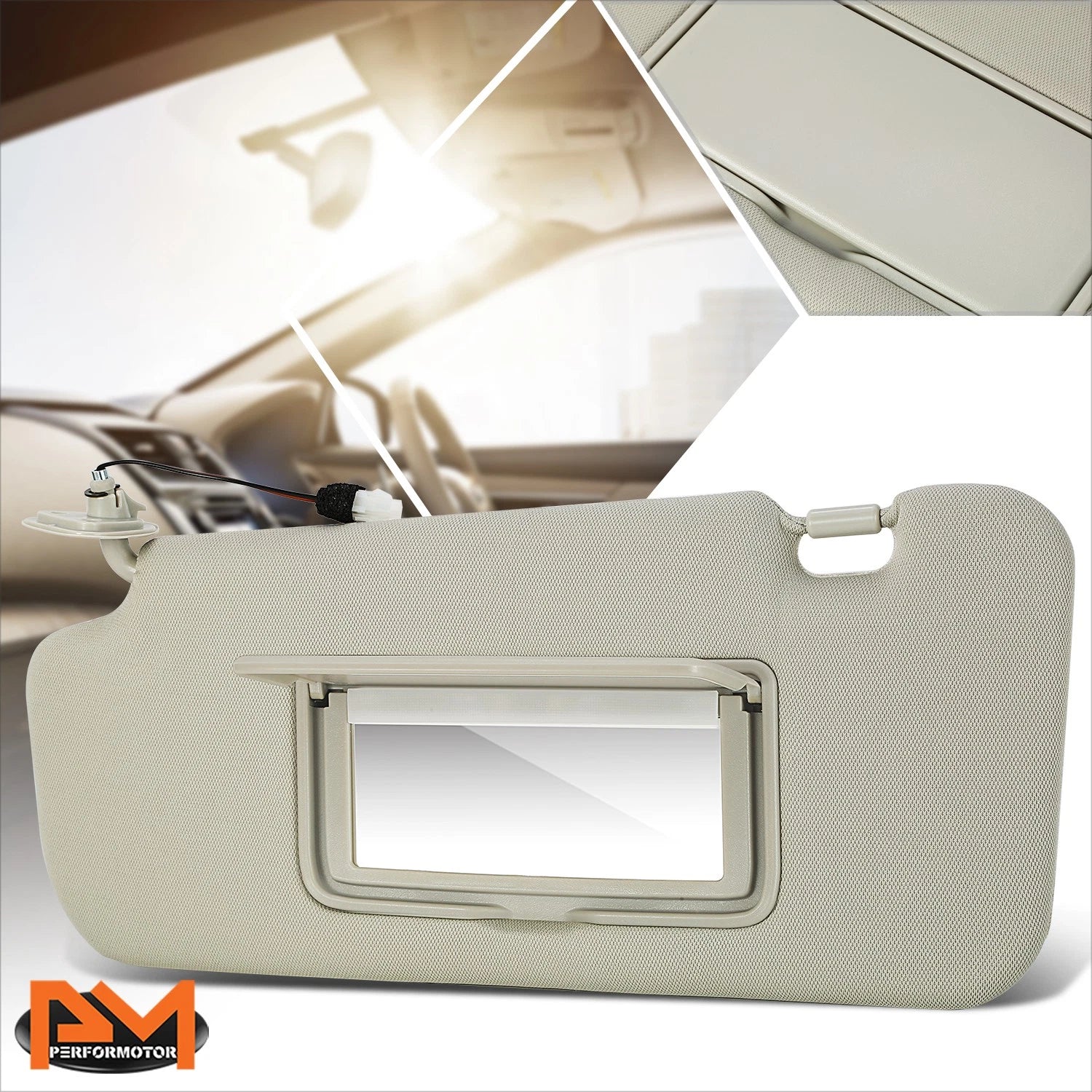 Chrome Housing Headlight and Amber Side Corner Lamps for Ford F150 (2009–2014)