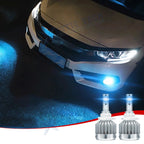 Ice Blue COB DRL Fog Light LED Bulbs for Select Vehicles (9005–9012) (2012–2024)