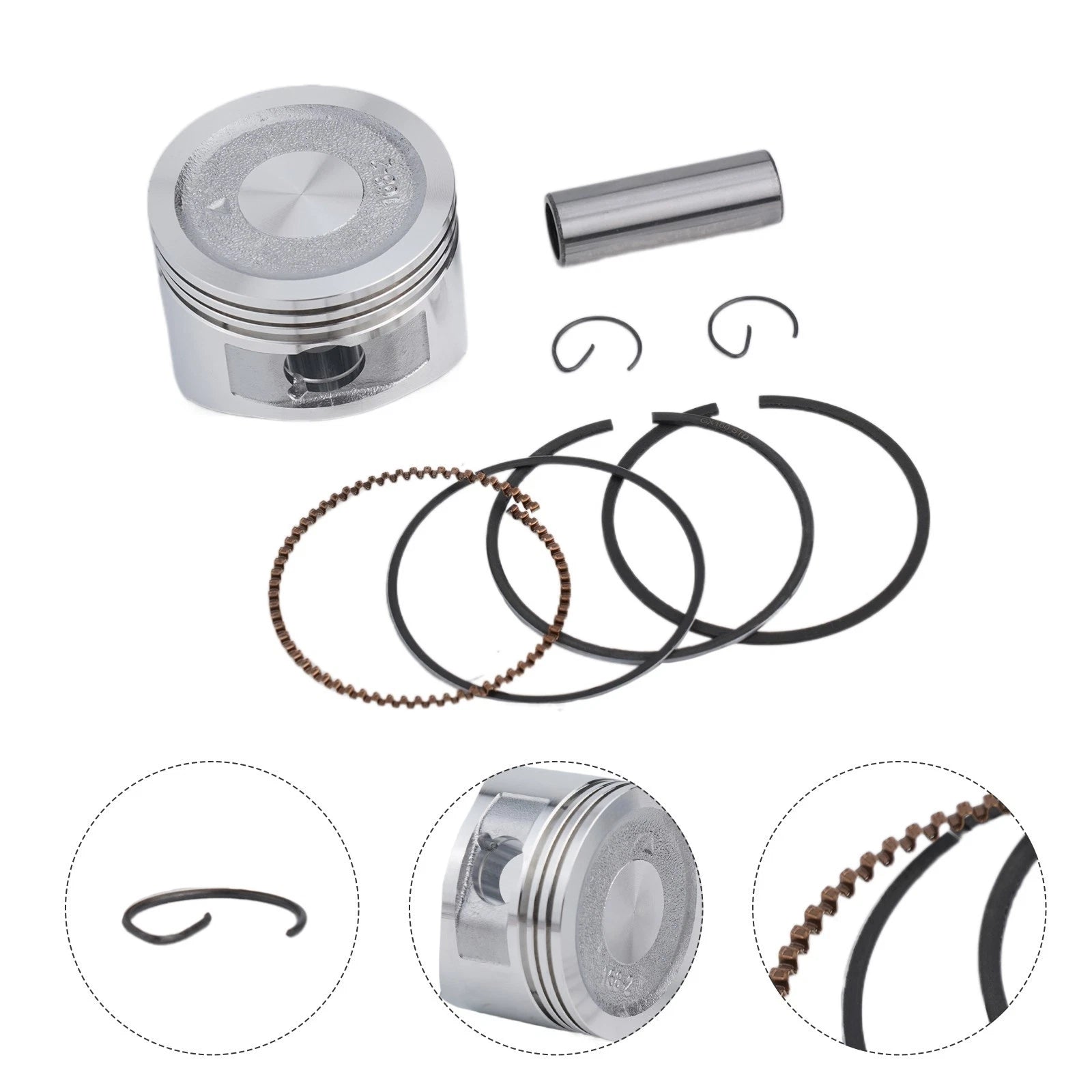 Piston Assembly with Connecting Rod and Gasket Set for GX200