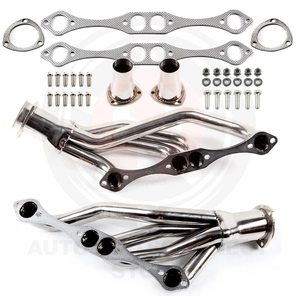 Stainless Clipster Exhaust Header for Chevy SBC Small Block (A/F/G Body) (5.0 5.7L)