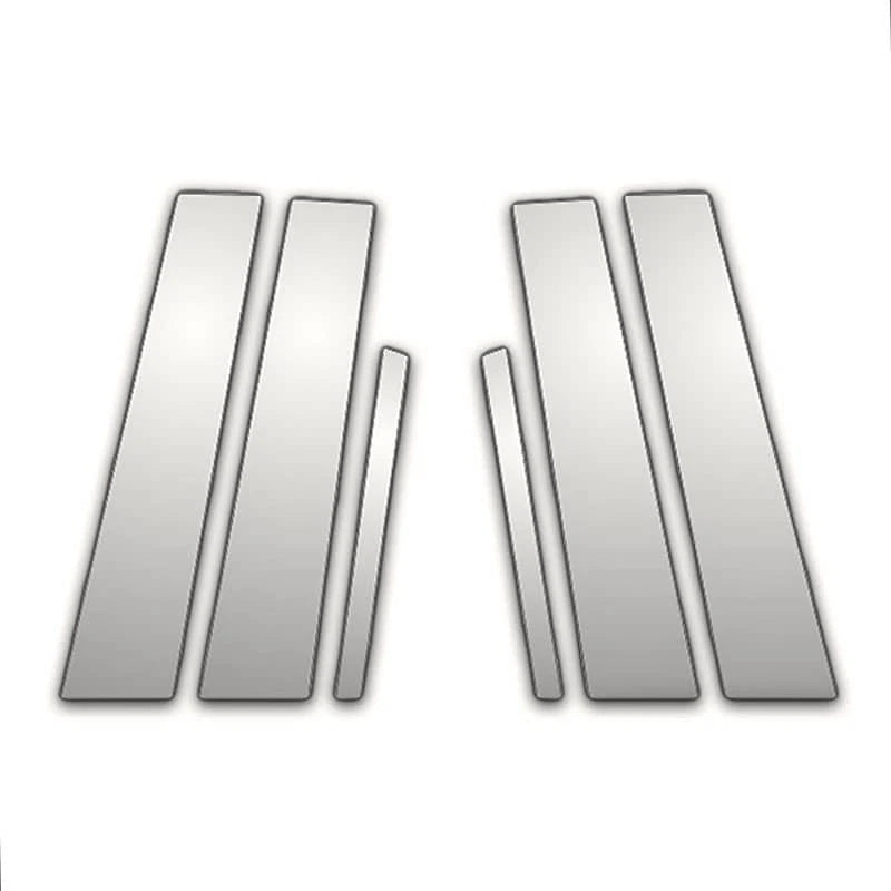 Chrome Pillar Post Covers 6pc Replacement for Dodge Neon (2000–2005)