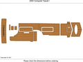 EVA Pad Teak Flooring Mat for Conquest Topcat I (2004)
