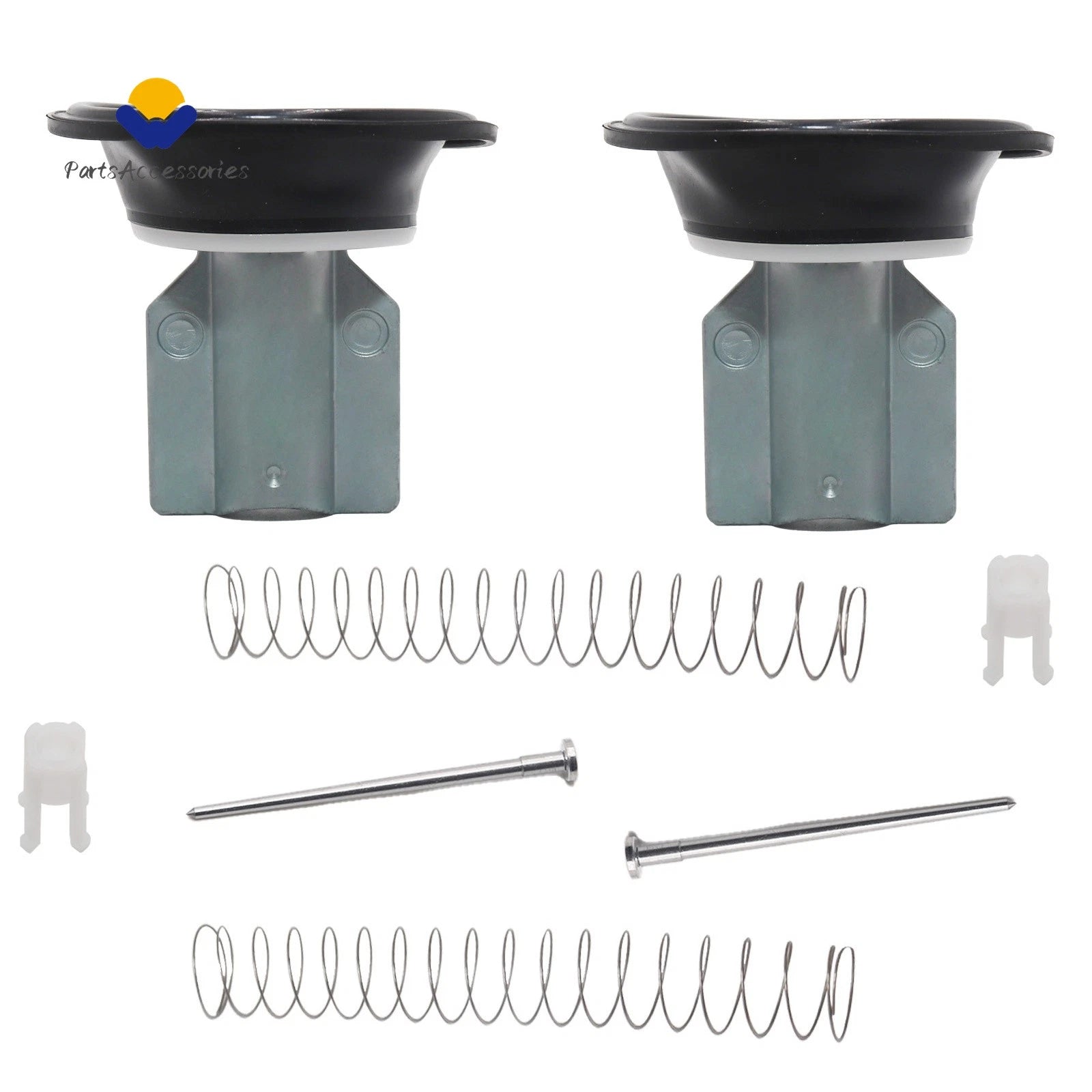 2 Carburetor Diaphragm Valve Slide for Kawasaki Prairie Brute Force (2003–2020)