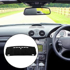 Car Dashboard Cover Black Flannel Non-Slip Mat for Honda Fit (2015-2020)