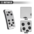 Set of 2 Manual Transmission Pedal Covers for Ford Focus 