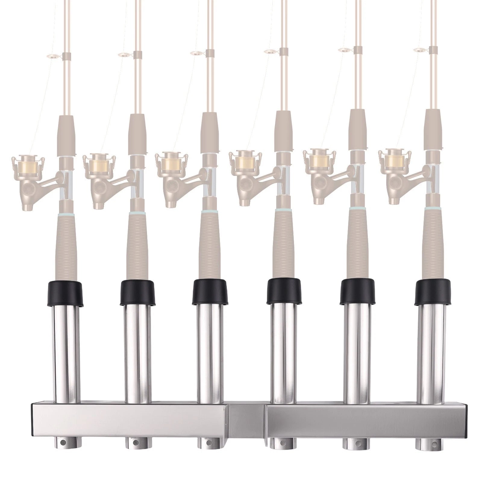 6 Pole Fishing Rod Holder for 2" Hitch Receiver