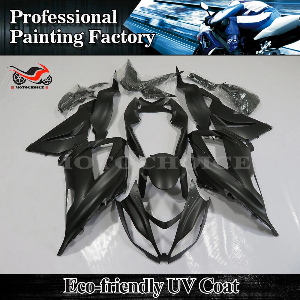 Matte Black ABS Bodywork Fairing Kit for Kawasaki Ninja ZX6R (2013–2018)