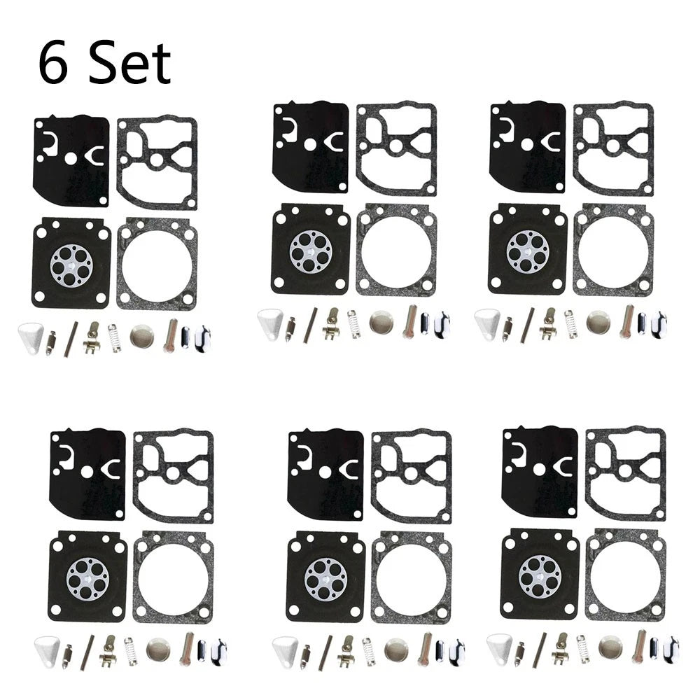 Set of 6 Carburetor Overhaul Kits for Zama RB-40 RB-85 FS400 FS450 FS106 FS108 FS120