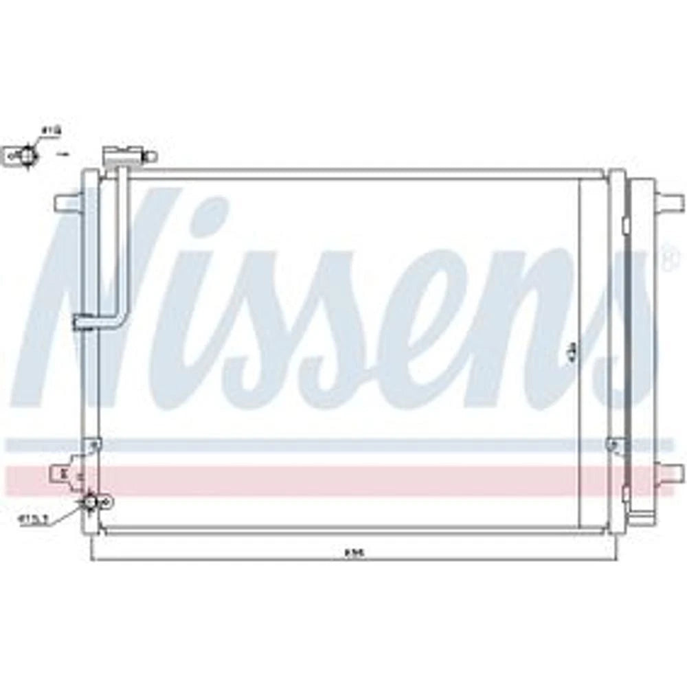 A/C Condenser for Audi A8 Quattro (1997–2003) - Nissens 940329