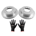 Set of 2 Rear Brake Disc Rotors for Lexus LX570/Toyota Land Cruiser (2008–2021)