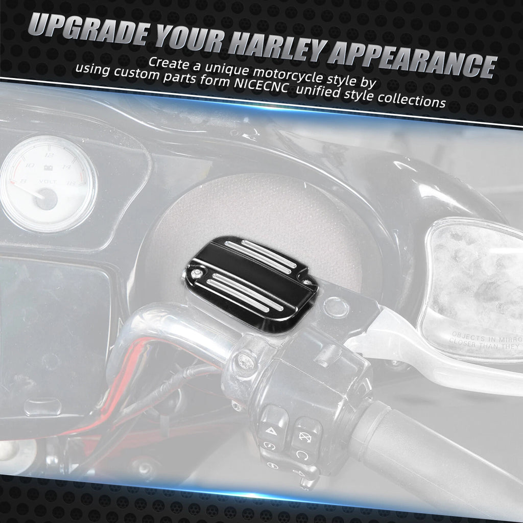 Brake & Clutch Reservoir Cover for Harley Electra Glide FLHT FLHTP (2019–2020)