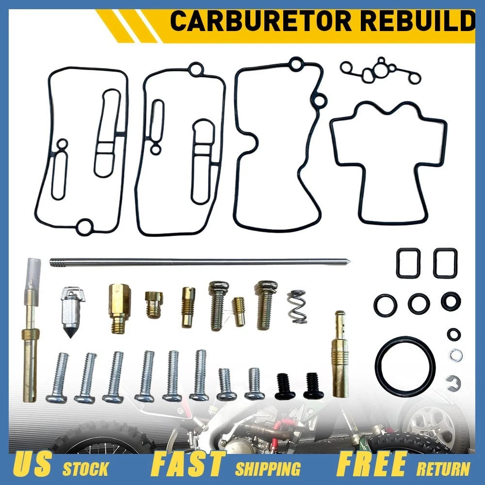 Carburetor Repair Rebuild Kit for Honda CRF250X CRF450X CRF450R (2004–2019) 16100MENA02