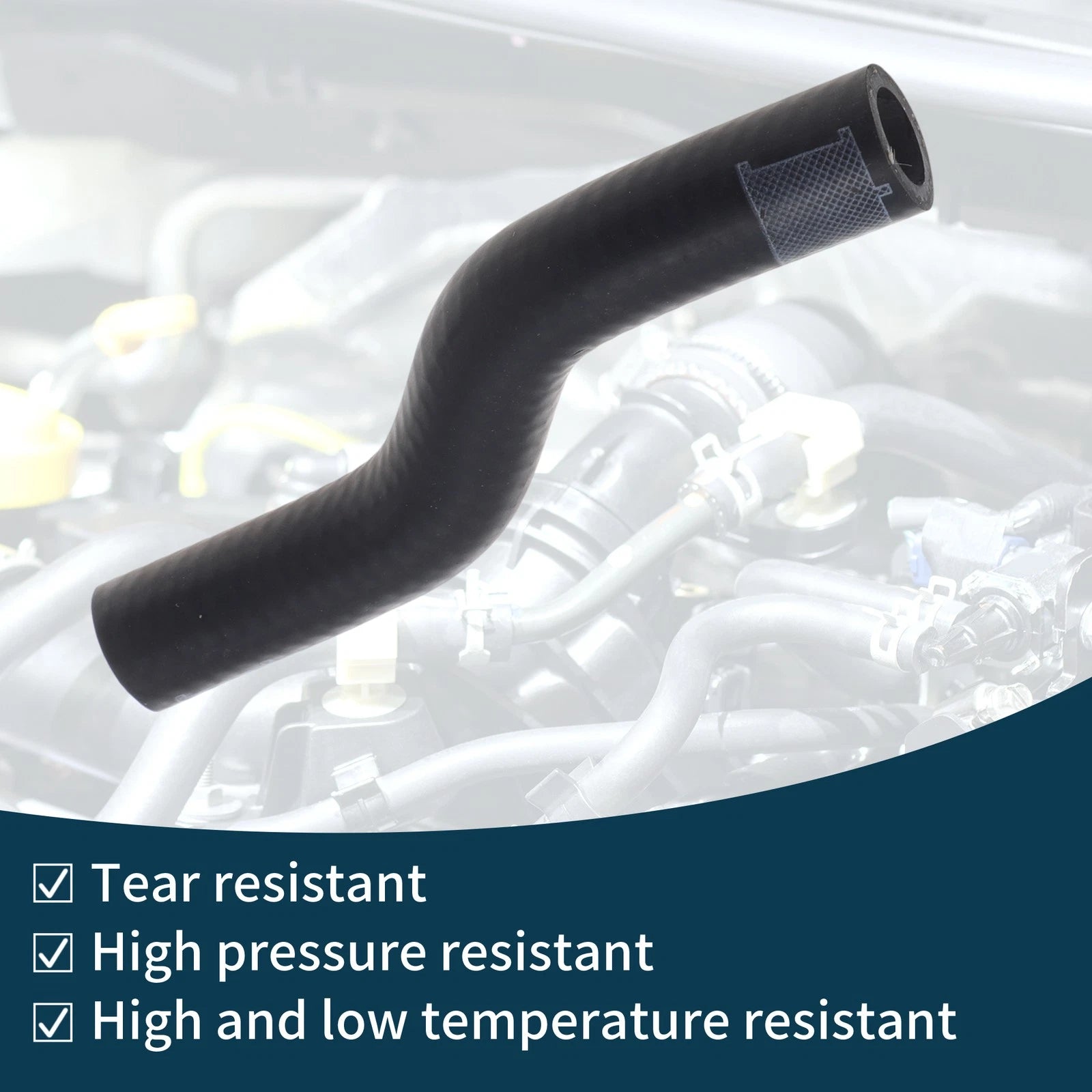 Radiator Hose for Audi A6 (2006–2011) 4F1819374 Rubber Heater Hose