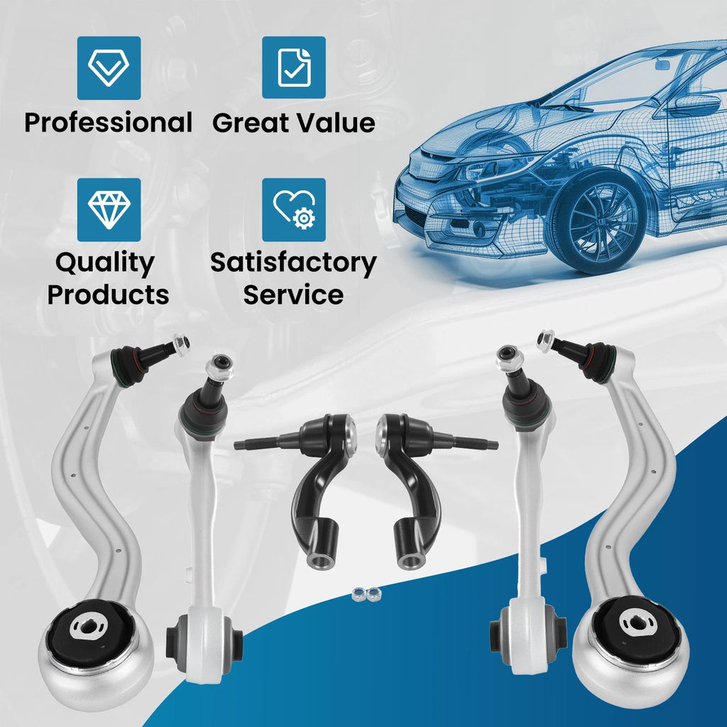 Front Lower Control Arms Tie Rod for Cadillac ATS (2013–2019) RWD