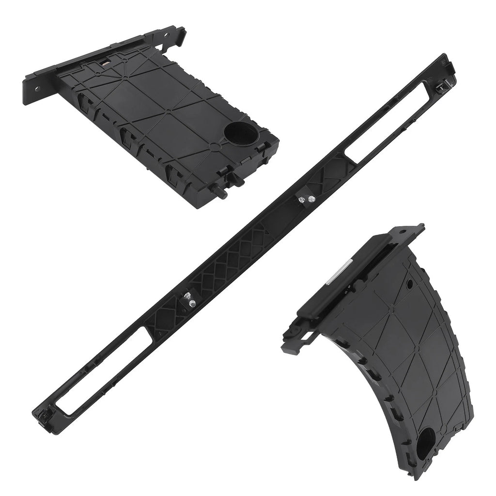 Set of 2 Black Dashboard Cup Holder Trim Panels for BMW E90 E91 E93 (2006–2013) 51459173463