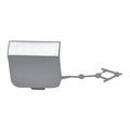 Replacement Gray Gloss/Painted Polypropylene Rear Tow Hook Cover